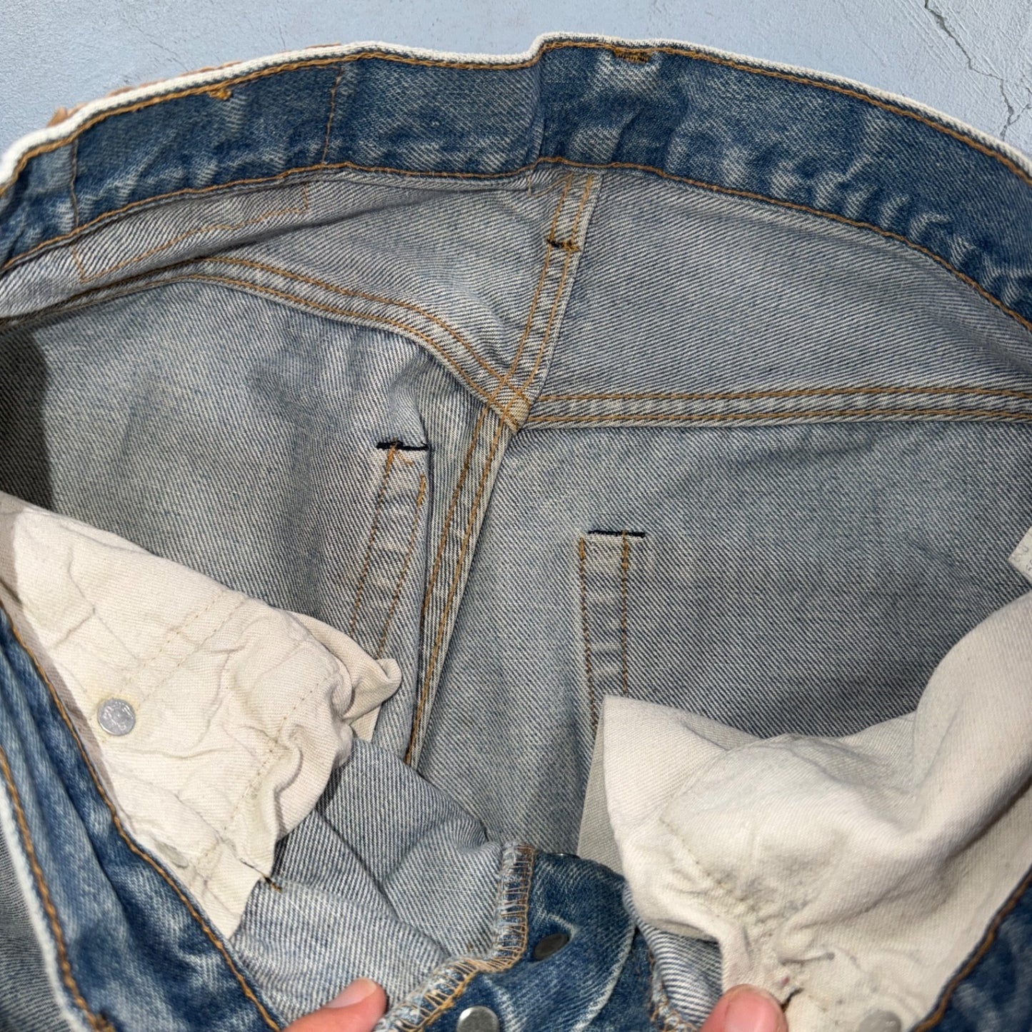 Levis 501 Vintage 80s Redline Selvedge USA XX Jeans Light Wash 32x38 Act 29x32