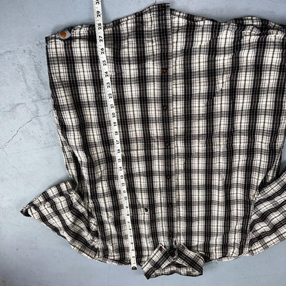 Carhartt Men's Shirt Essential Plaid Button Down Short Sleeve 101552 001 Sz L