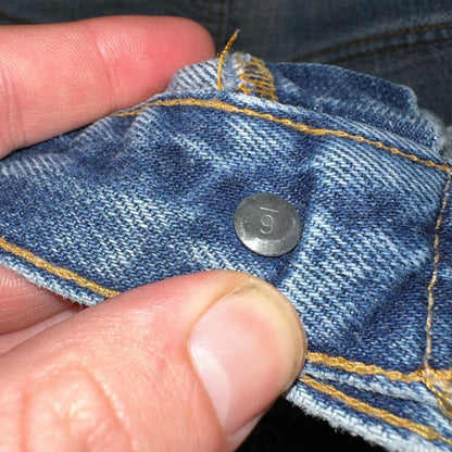 Levis 501 VTG 70s SS Redline Selvedge Jeans XX Med Wash 29x33 Act 26x29
