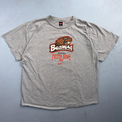 Nike Beavers Oregon Center Swoosh Y2K T Shirt Vintage Cool Sports Promo