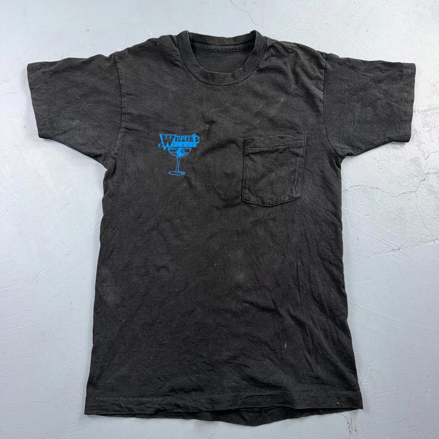 Willies Place VTG T Shirt Willie Nelson Music Band Bar Promo Rare 1980s Texas