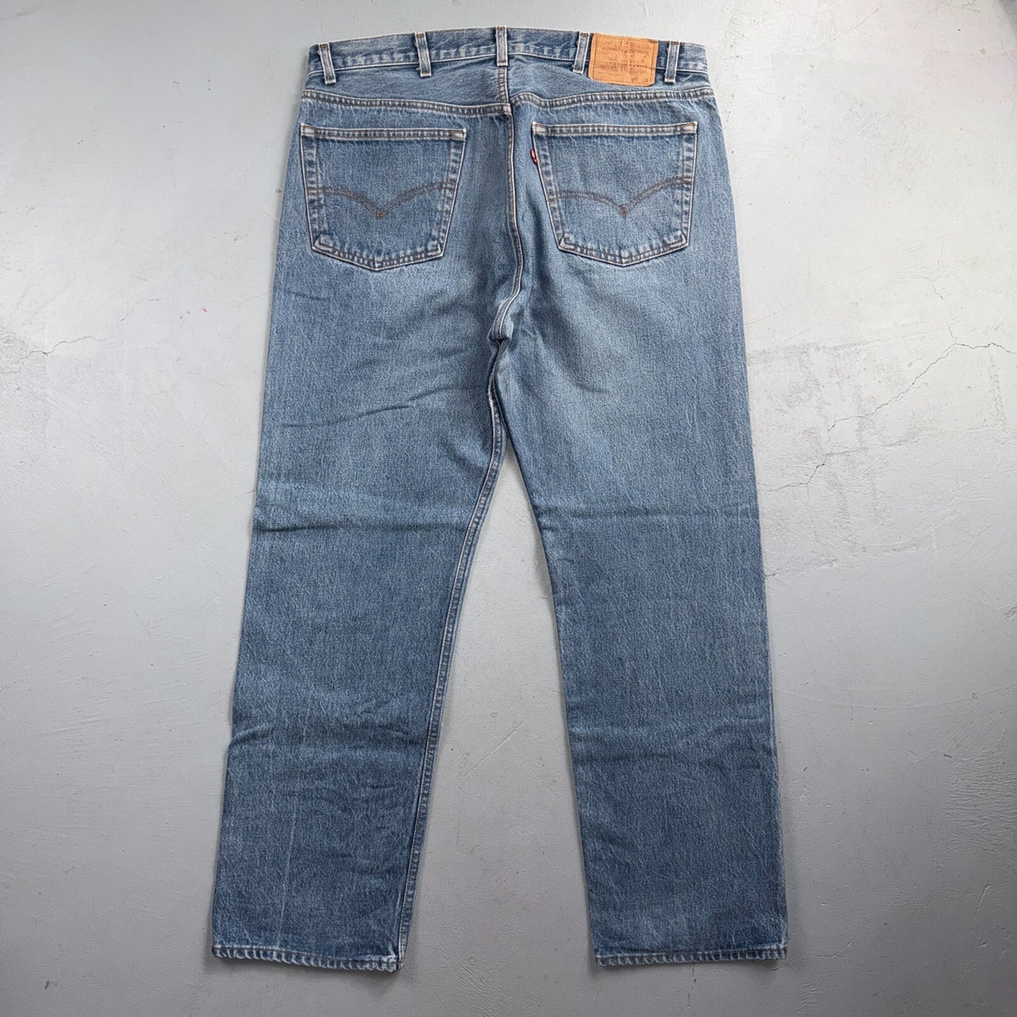 Levis 501 Vintage 80s USA XX Straight Leg Jeans Blue Light Wash 40x33 Act 38x29