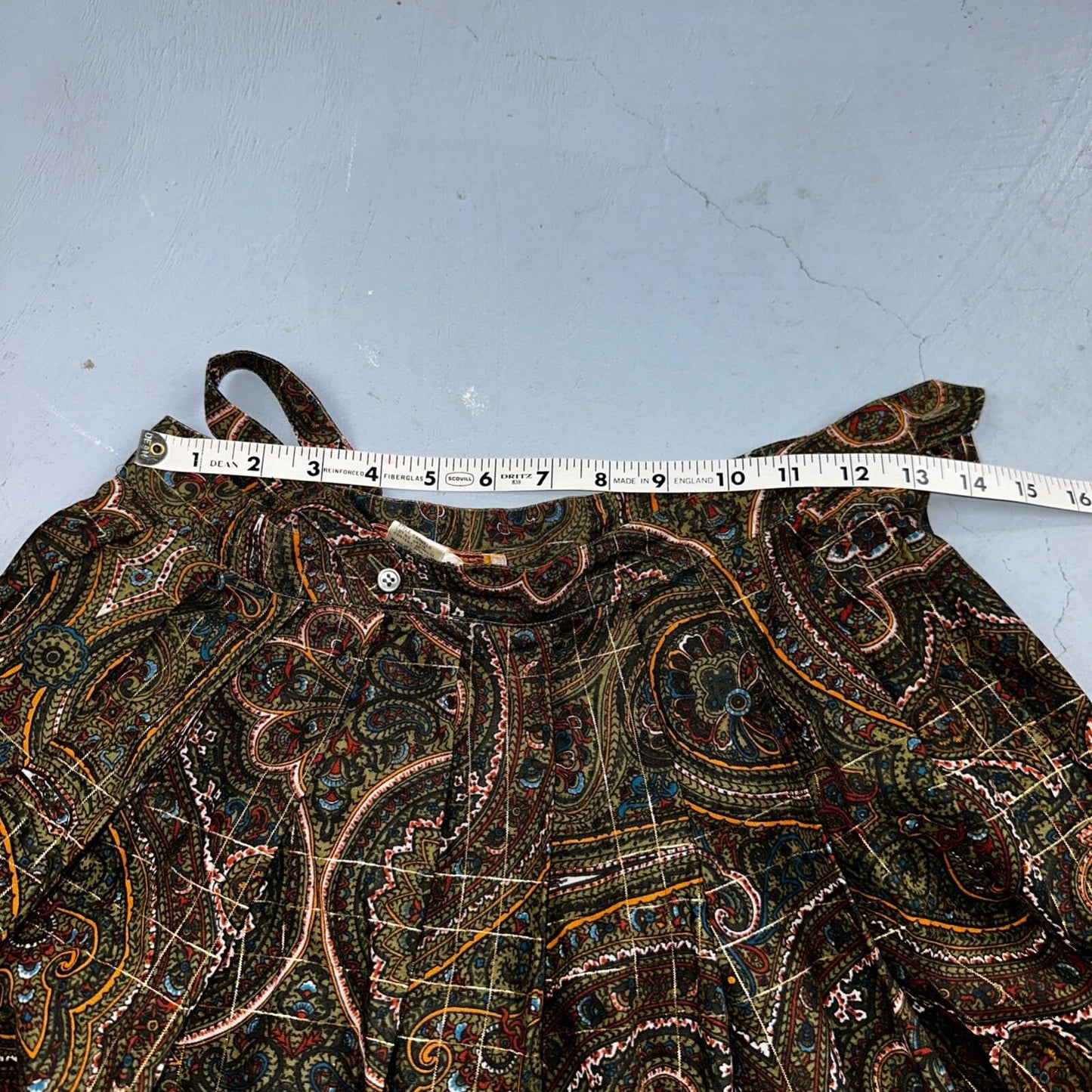 VTG Stanley Blacker Skirt 10 Plaid Wool Midi Light Academia Granny Classiccore