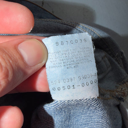 Levis 501 Vintage 80s USA XX Straight Leg Jeans Blue Light Wash 38x34 Act 35x30