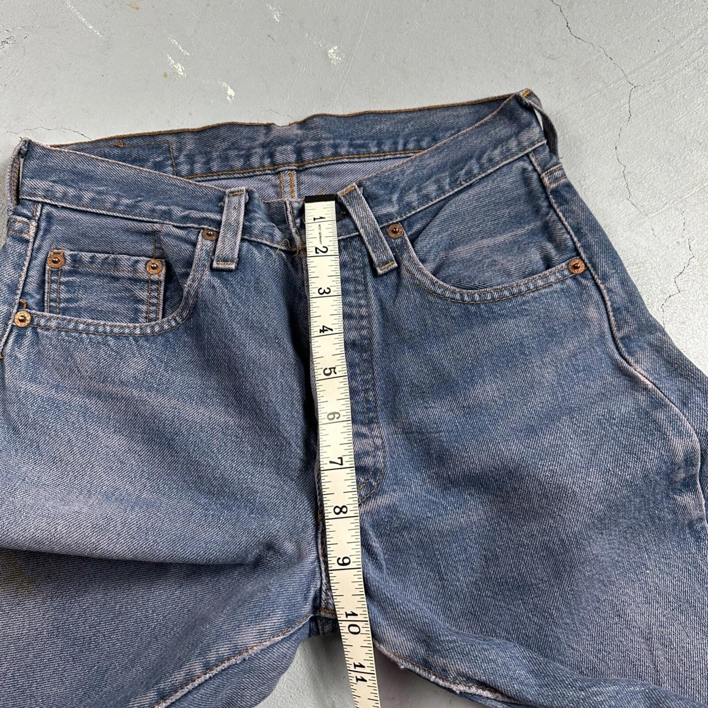 Levis 501 Vintage 80s Redline Selvedge USA XX Jeans Dyed Wash 28x36 Act 26x31