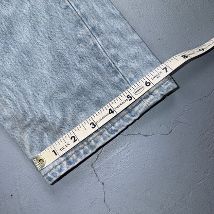 Levis 501 Vintage 90s USA XX Straight Leg Jeans Blue Light Wash 28x32 Act 26x31