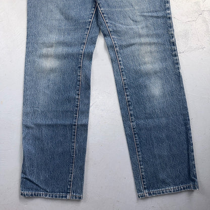 Levis 501 Vintage 80s USA XX Straight Leg Jeans Blue 26501 0159 30x31 Act 28x31