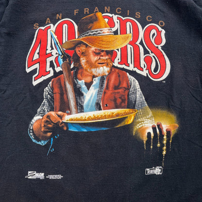 San Francisco 49ers Vintage 90s Miner T Shirt Dave Gardner Art Salem Art Sports