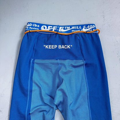 OFF-WHITE  x NIKE Training Leggings Tape Band Sweatpants Small Virgil Abloh Gym