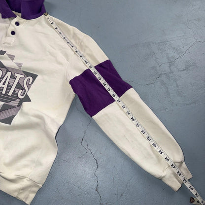 Vintage Kansas State Wildcats Crewneck Sweater Size Large Dodger Polo Rugby