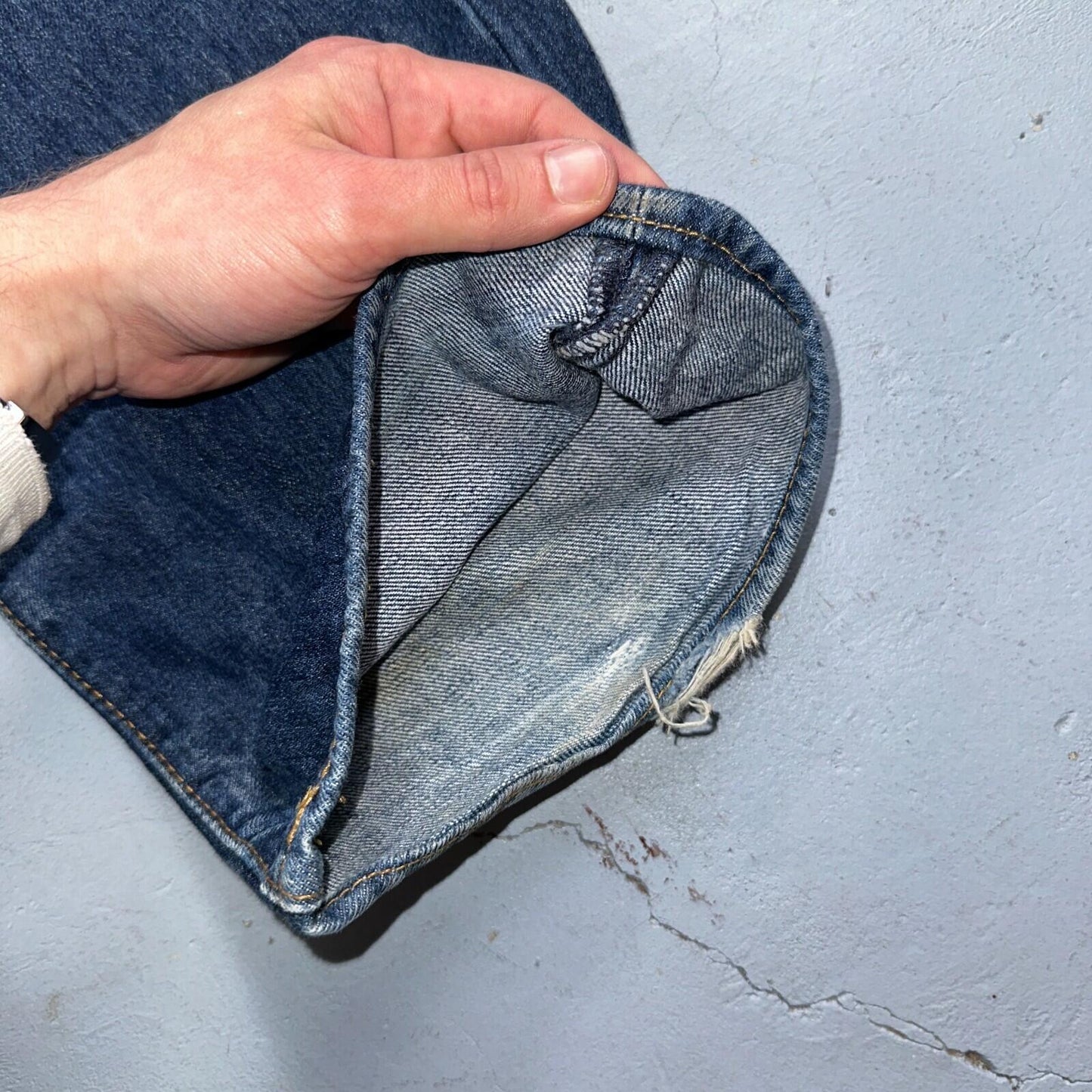 Levis 501 Y2K XX Straight Leg Jeans Blue VTG Dark Wash 40x32 Act 40x31