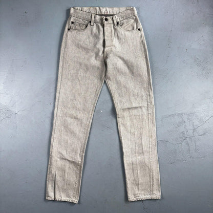 Levis 501 Vintage 80s USA XX Straight Leg Jeans Gray Light Wash 28x32 Act 27x31