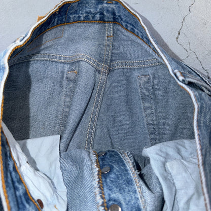 Levis 501 Vintage 90s USA XX Straight Leg Jeans Blue Light Wash 34x30 Act 33x26