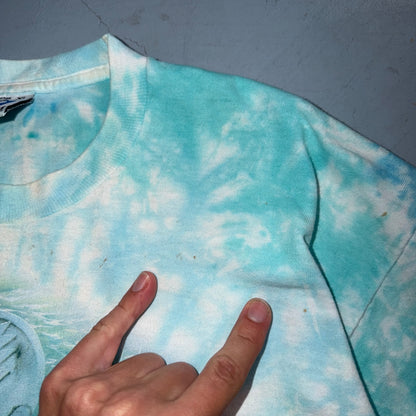 Grateful Dead VTG 1995 Liquid Blue 90s Tour Poseidon Tie Dye T Shirt XL Dolphins