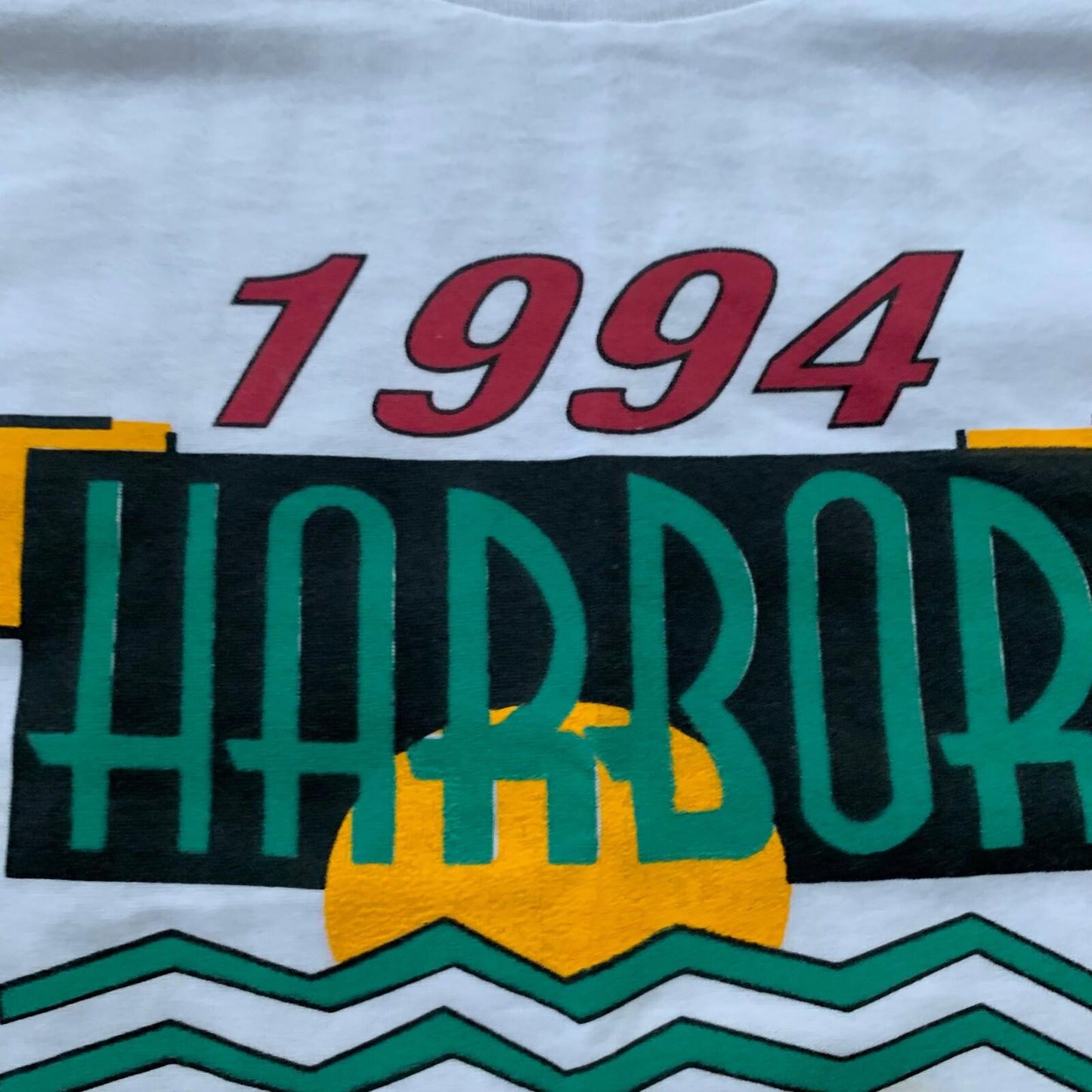 Harbor Fest Vintage T Shirt 1994 90s FOTL Blank Single Stitch Radio Sunset