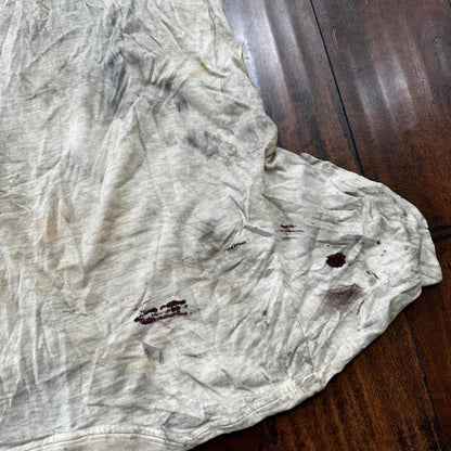 Thrashed Munsingwear Vintage T Shirt 60s 70s Grunge Garbage White Rockabilly