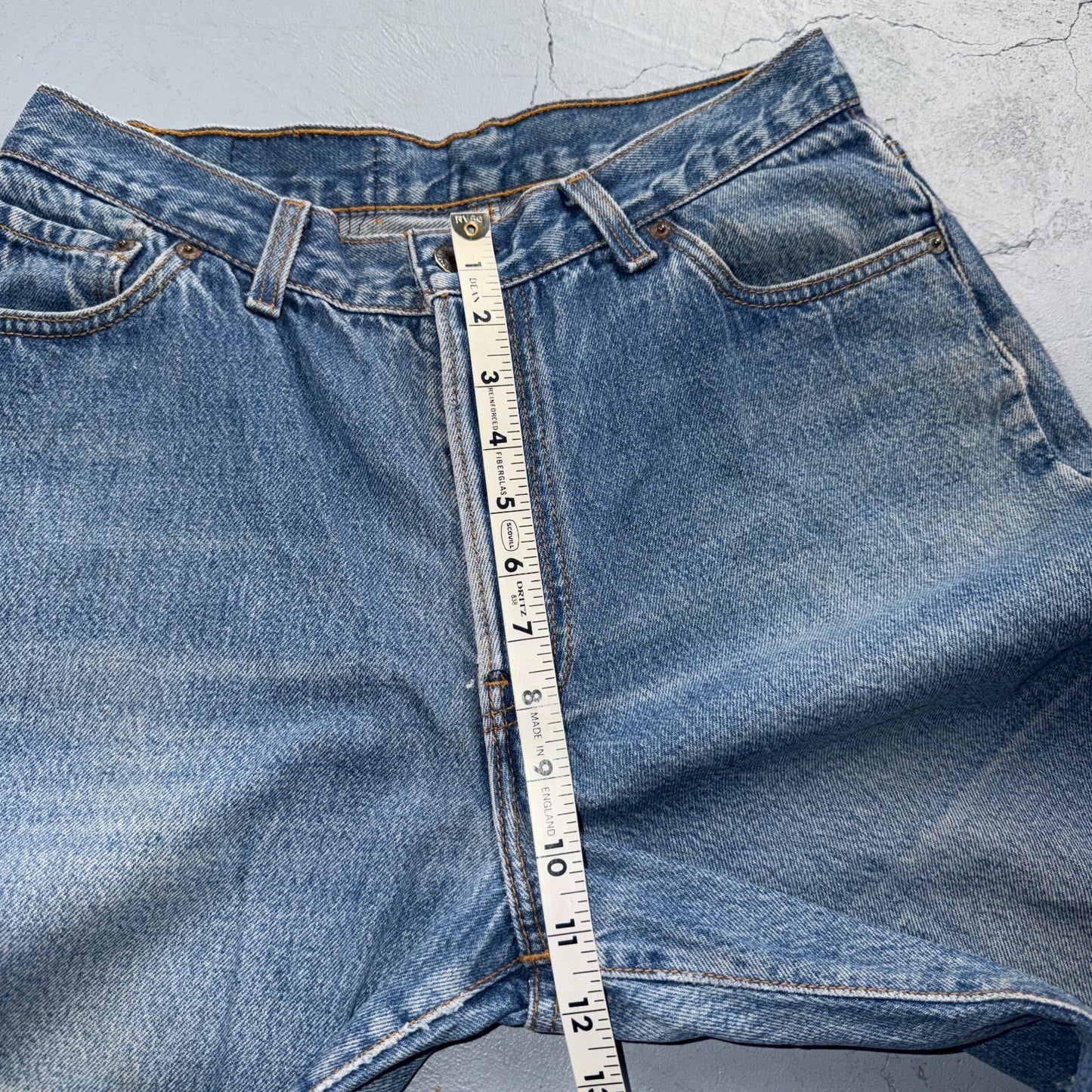 Levis 501 Vintage 80s USA XX Straight Leg Jeans Blue Med Wash Womens Act 29x32