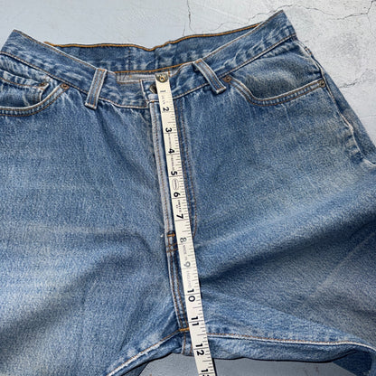 Levis 501 Vintage 80s USA XX Straight Leg Jeans Blue Med Wash Womens Act 29x32