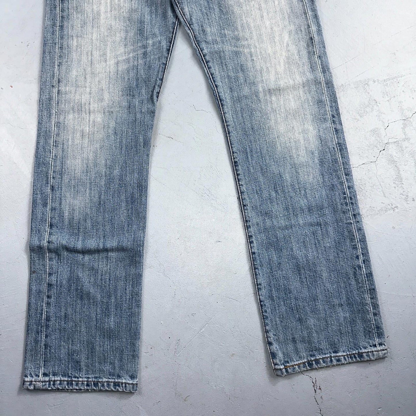 Levis 501 Vintage Y2K XX Straight Leg Jeans Blue Light Wash 34x34 Act 33x32
