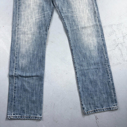 Levis 501 Vintage Y2K XX Straight Leg Jeans Blue Light Wash 34x34 Act 33x32