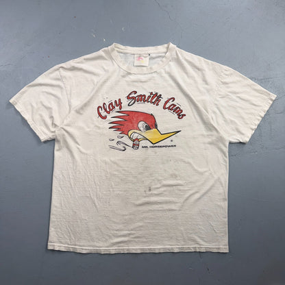 Vintage Clay Smith Cams Mr Horsepower T Shirt Hot Rod Racing Graphic Tee White