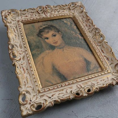 Vintage Garden Party Parisian Lady Print by Cydney Grossman 1950's Art Cute
