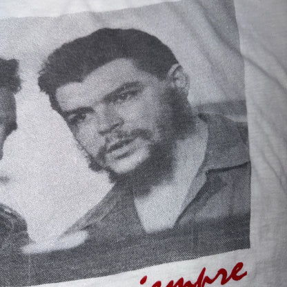 VTG Cuba Hasta La Victoria Siempre T Shirt Revolutionary Photo Graphic Tee RARE