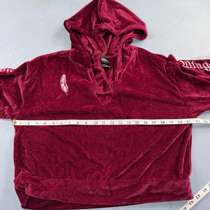 Harry Potter Sweater Women's L Crop Velour Hooded Wingardium Leviosa Shorts Set