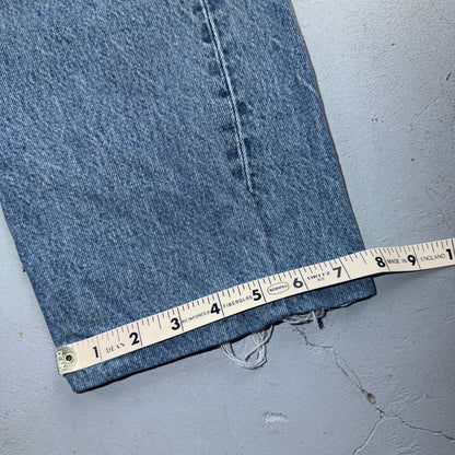 Levis 501 Vintage 90s USA XX Straight Leg Jeans Blue Light Wash 34x30 Act 33x26