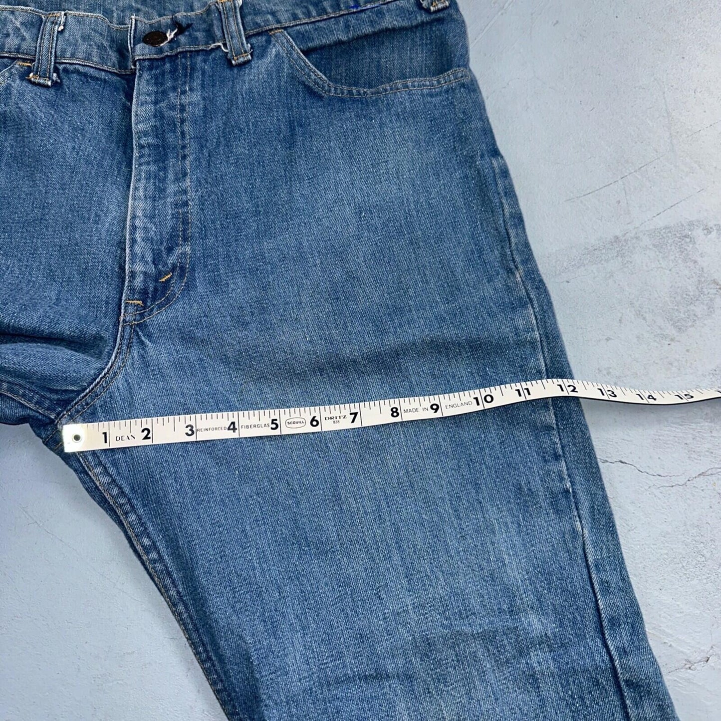 Levis 646 Vintage 70s USA Orange Tab Bootcut Flare Blue Bell Bottom Jeans 34x31