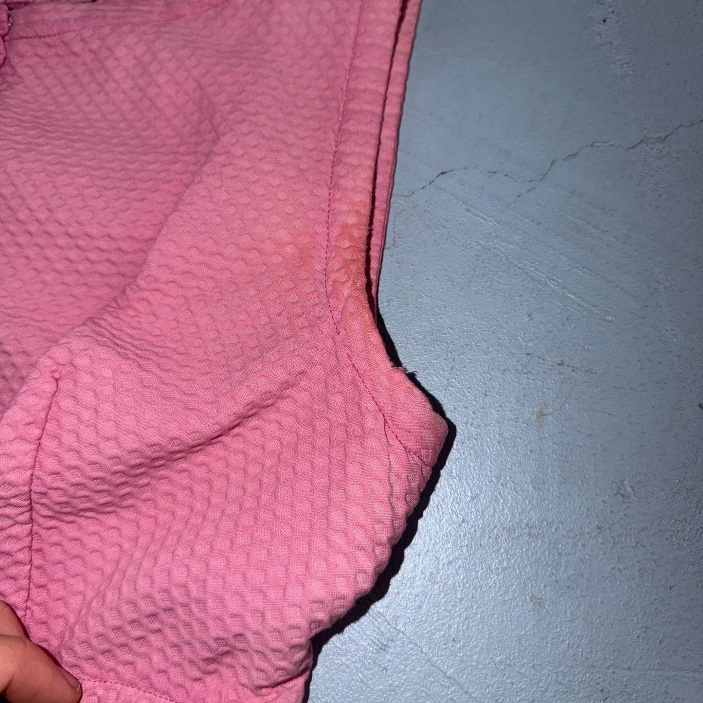 VTG 1950s Pink Dress Dorian? Small California Designer Rockabilly Long Bolo
