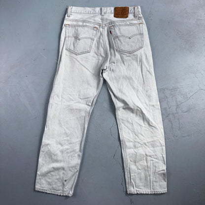 Levis 501 Vintage 90s USA XX Straight Leg Jeans Blue Light Wash 32x34 Act 29x26