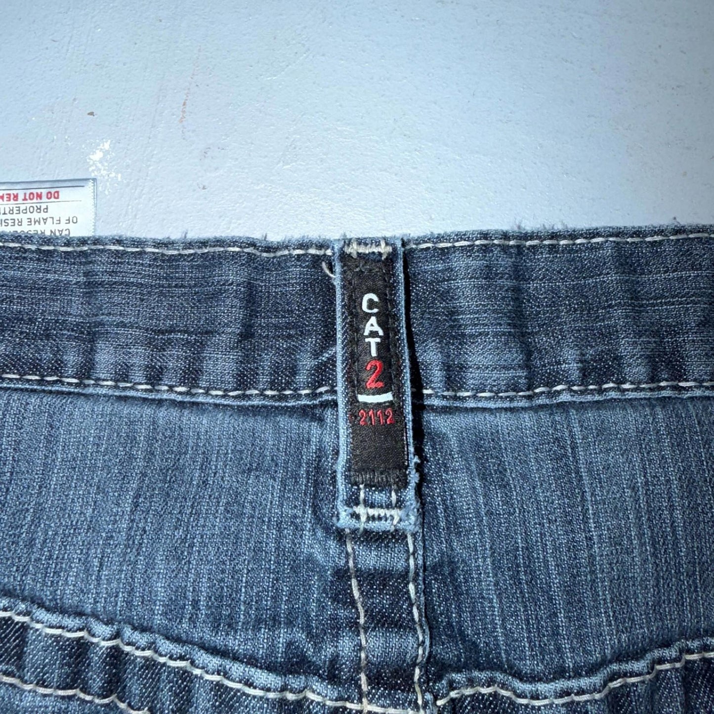 Ariat M4 FR Jeans Mens Blue Flame Resistant Cat 2 Relaxed Boot Cut 42x30 Denim