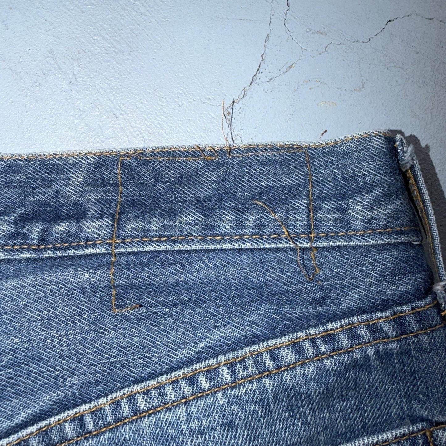 Levis 501 Vintage 70s SS Redline Selvedge USA Jeans Med Wash 30x34 Act 28x30