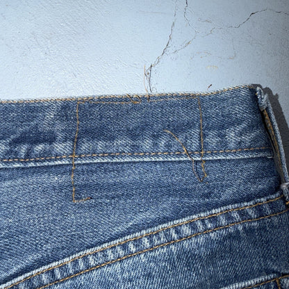 Levis 501 Vintage 70s SS Redline Selvedge USA Jeans Med Wash 30x34 Act 28x30