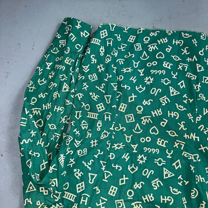 Levis 1950s Shorthorn Novelty Print Pearl Snap Sawtooth Shirt Rockabilly Western