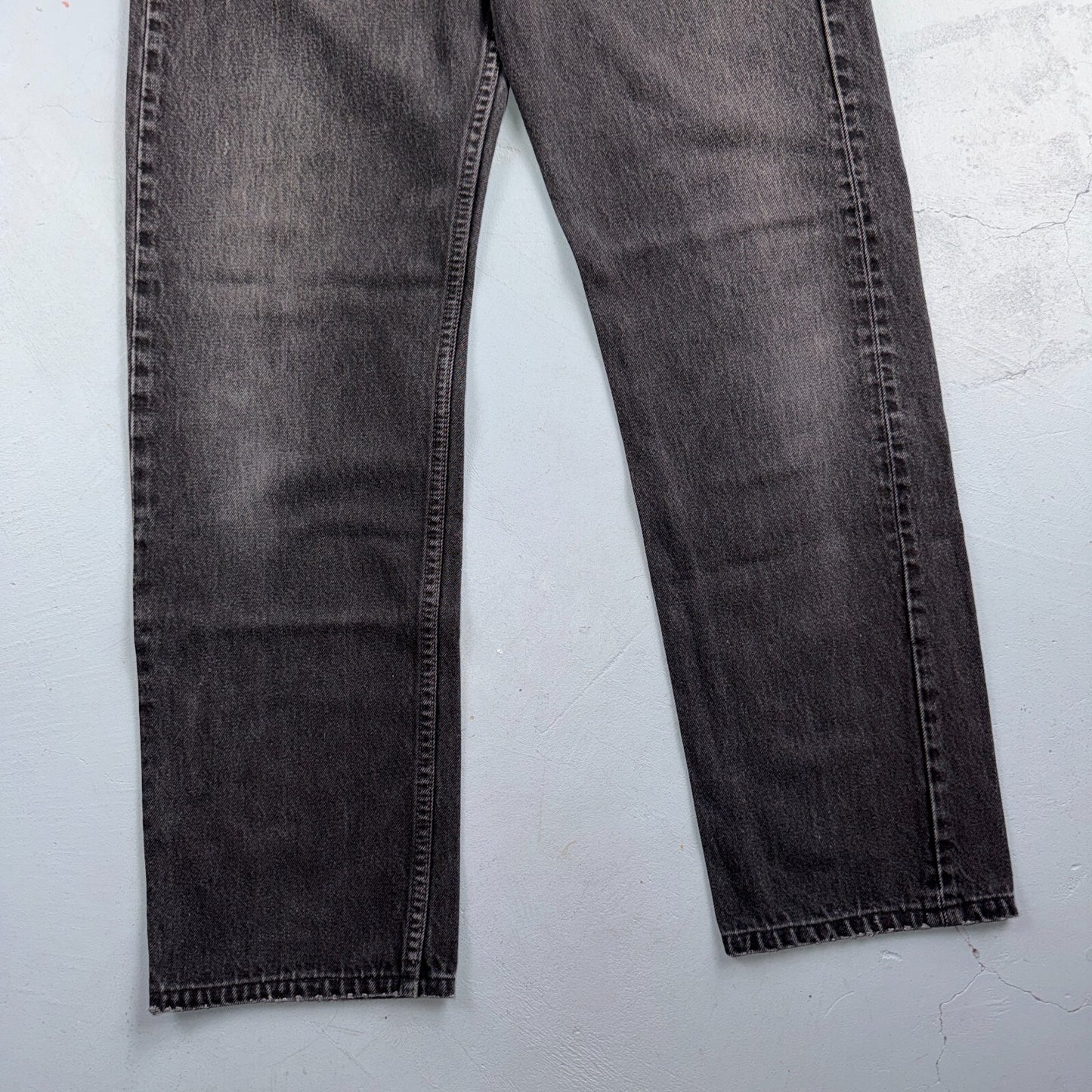 Levis 501 Vintage 90s USA XX Straight Leg Jeans Black Light Wash 34x34 Act 33x30