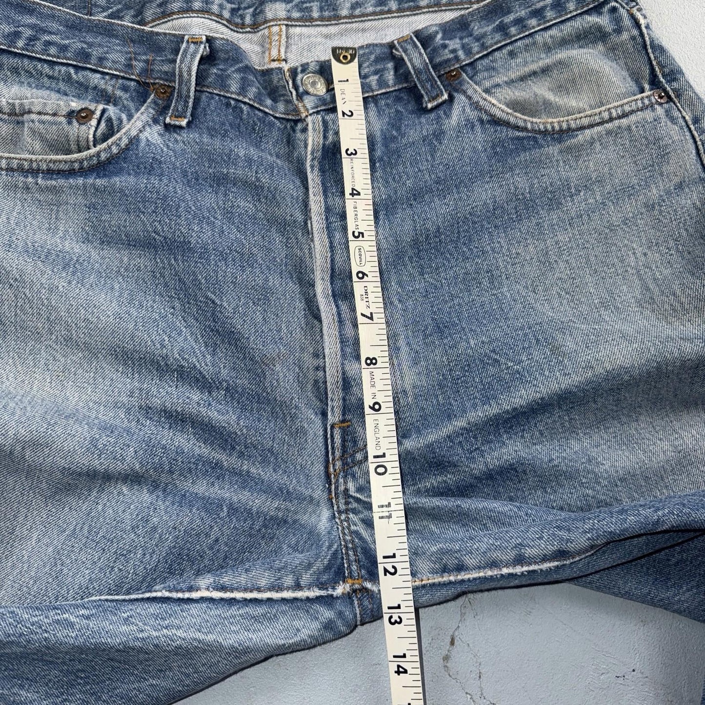Levis 501 Vintage 80s Redline Selvedge USA XX Jeans Light Wash 38x40 Act 36x29