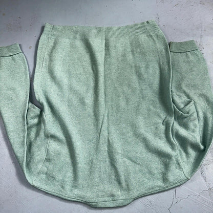 Lord Jeff Hampshire VTG 50s Knit XL Teal Green 1950s 60s Rockabilly Wool