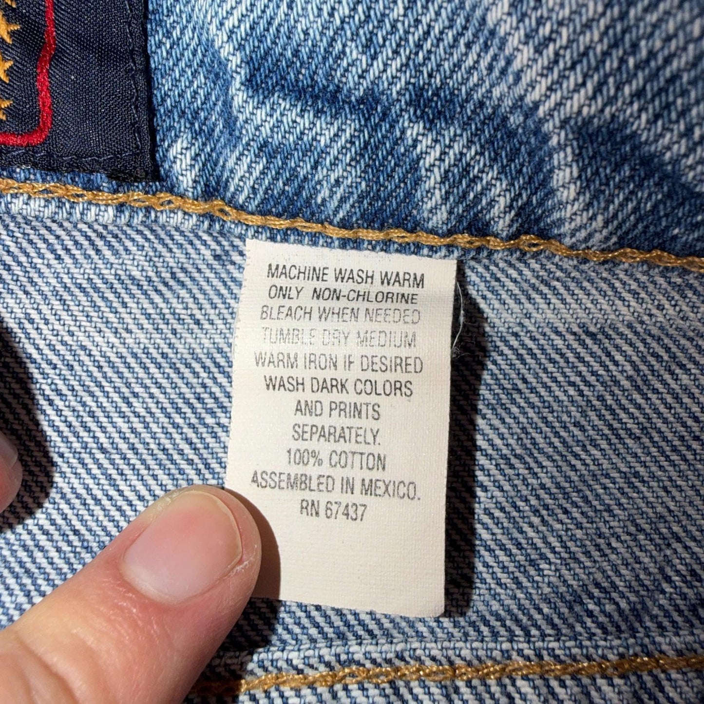 Vintage Y2K Faded Glory Jeans Womens 12 Light Blue Classic Fit USA 29x29 Skinny