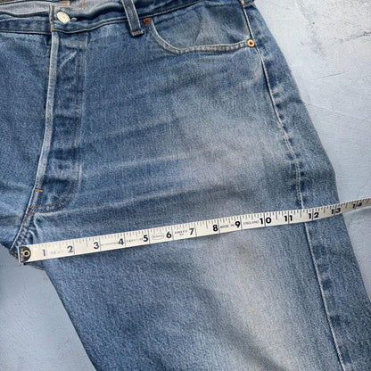 Levis 501 Vintage 80s Redline Selvedge USA XX Jeans Light Wash 40x34 Act 38x30