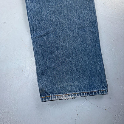 Levis 501 Vintage Y2K XX 90s Straight Leg Jeans Blue Light Wash 34x32 Act 32x29