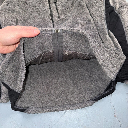 VTG Patagonia R1/R2 Regulator Polartek Deep Pile Fleece Grey Black Jacket USA S