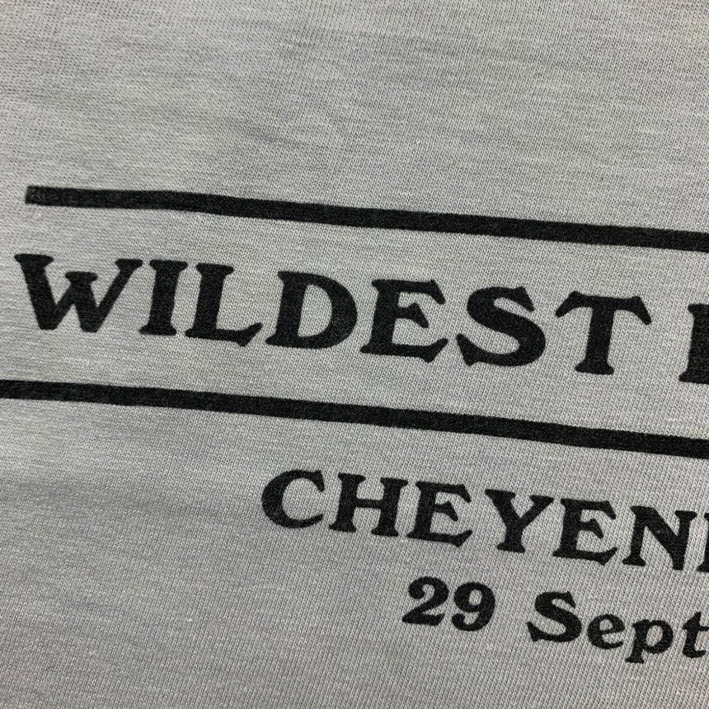 Vintage Nike T Shirt USA Rare 1984 Running LS 80s Zebra Wild Race Cheyenne Zoo