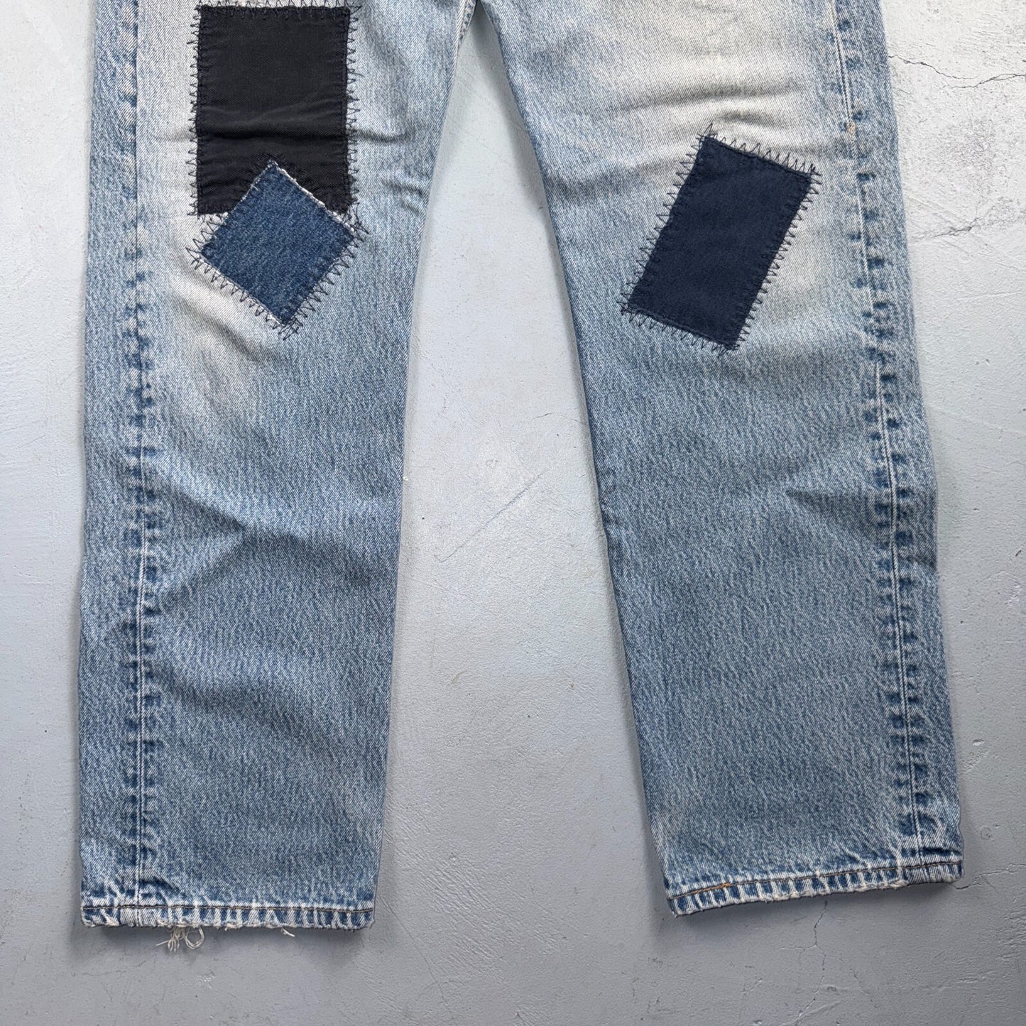 Levis 501 Vintage 90s Y2K XX Straight Leg Jeans Blue Light Wash 36x34 Act 33x30