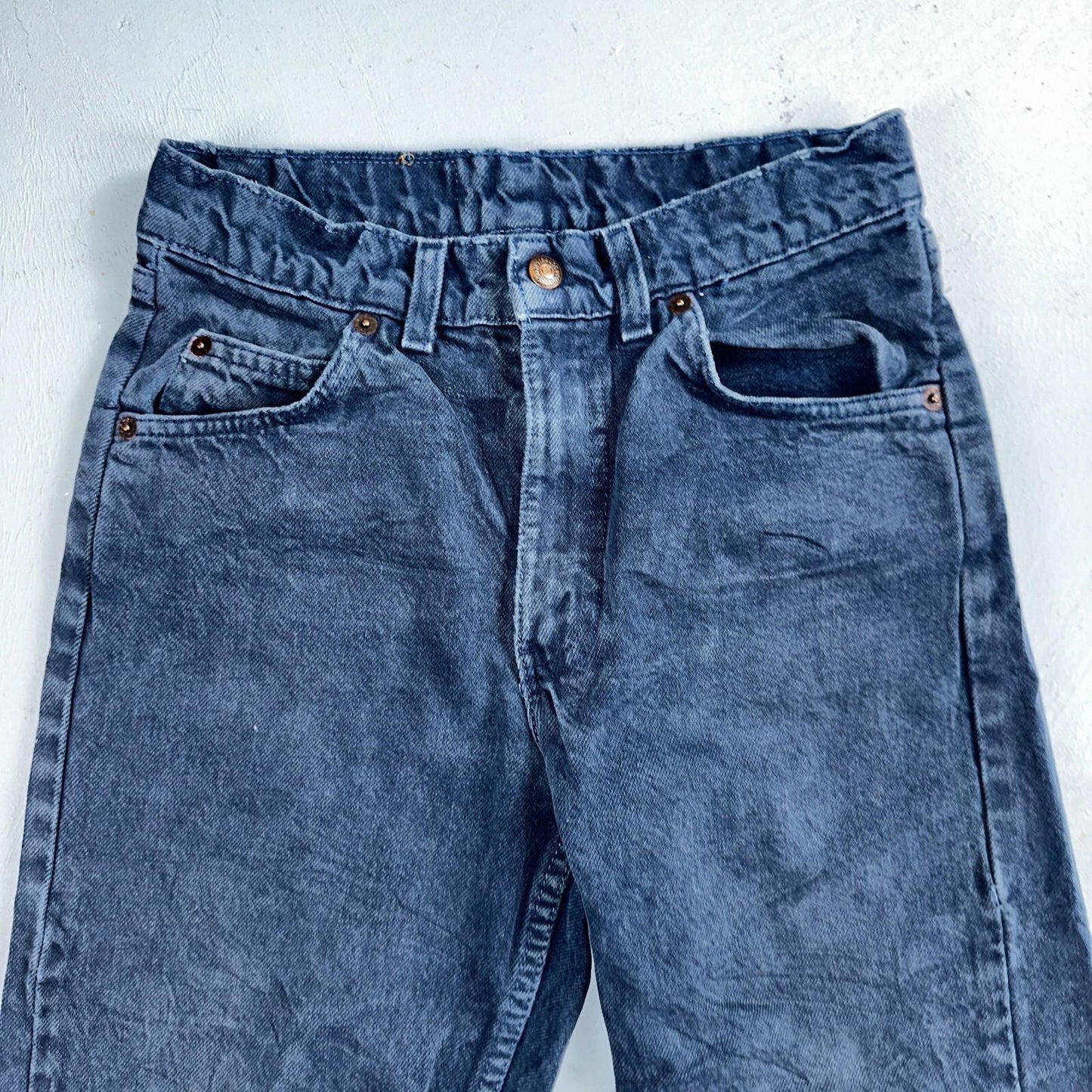 Levis 560 VTG Jeans Womens 14 Blue Wash Loose Straight Orange Tab Denim 25x26