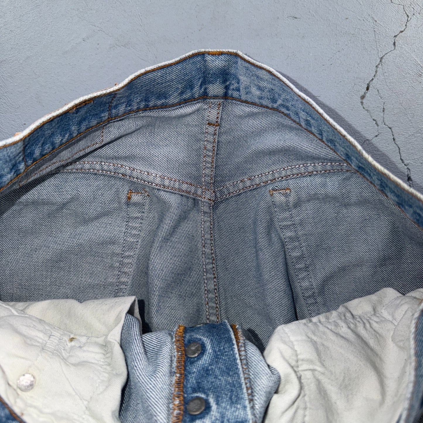 Levis 501 Vintage 80s Redline Selvedge USA XX Jeans Light Wash Act 33x32