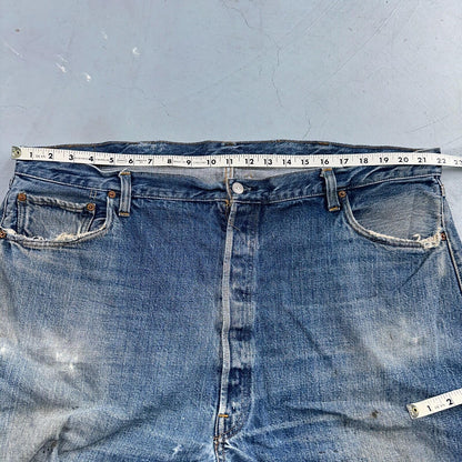 Levis 501 Vintage 70s SS Redline Selvedge USA XX Jeans Med Wash 48x30 Act 44x24