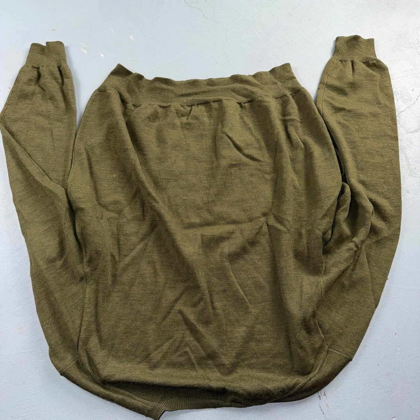 Polo Ralph Lauren Wool Sweater V-Neck Mens Size XL Green VTG Pullover