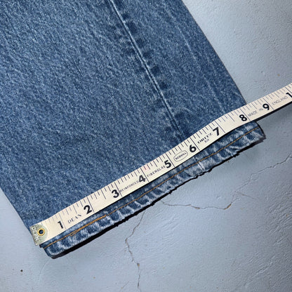 Levis 501 Vintage 90s USA XX Straight Leg Jeans Blue Light Wash 38x31 Act 36x28